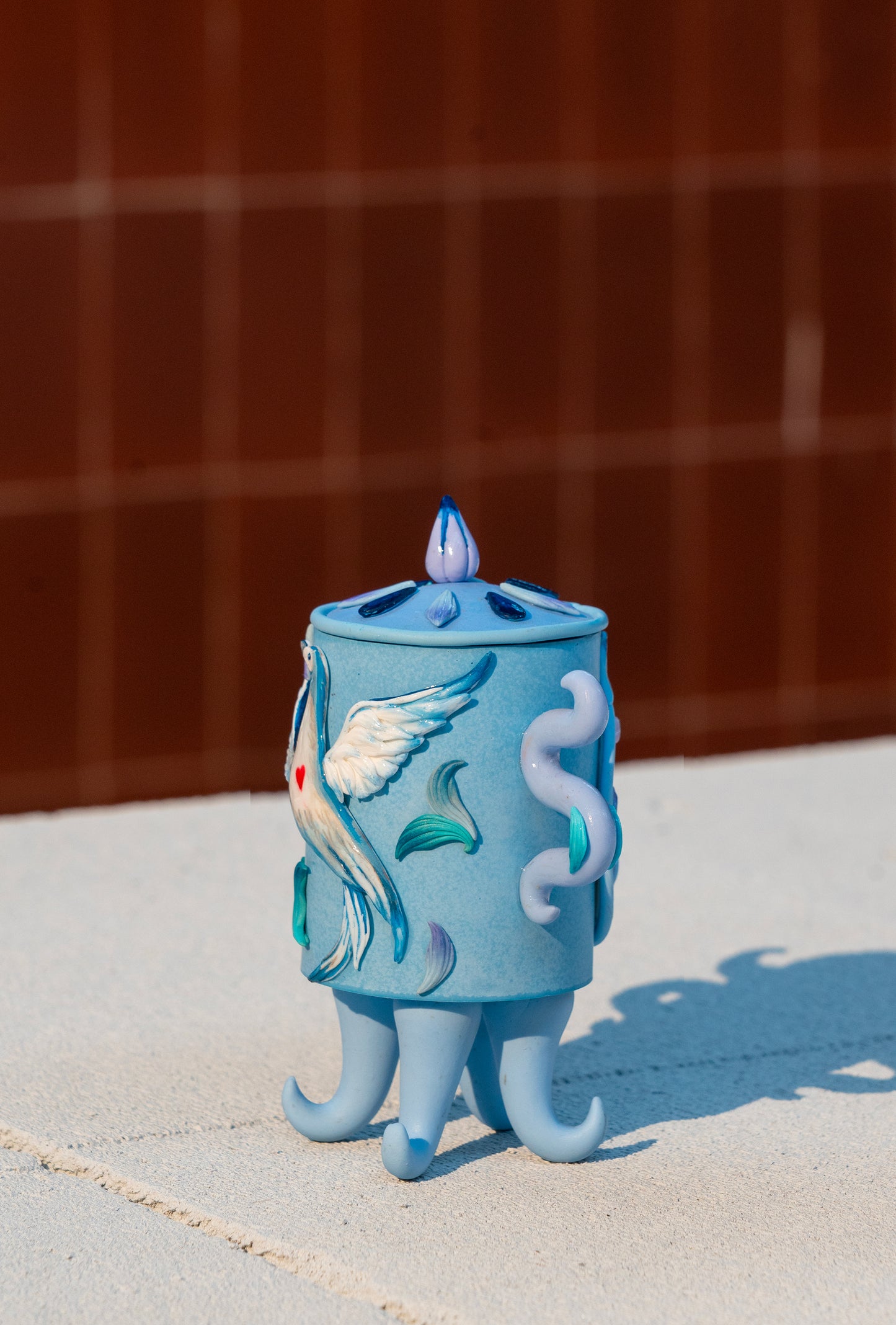 Little Dove snuff bottle - Hannah Lim - Alcova Project Space