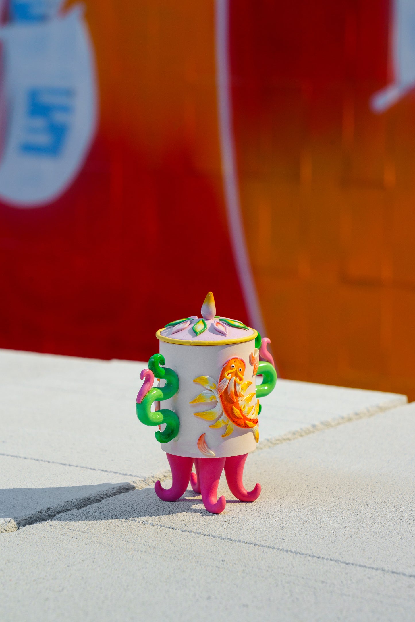 Petal Fish snuff bottle -Hannah Lim - Alcova Project Space