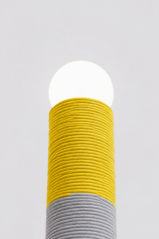 Carding Floor Lamp - Yellow