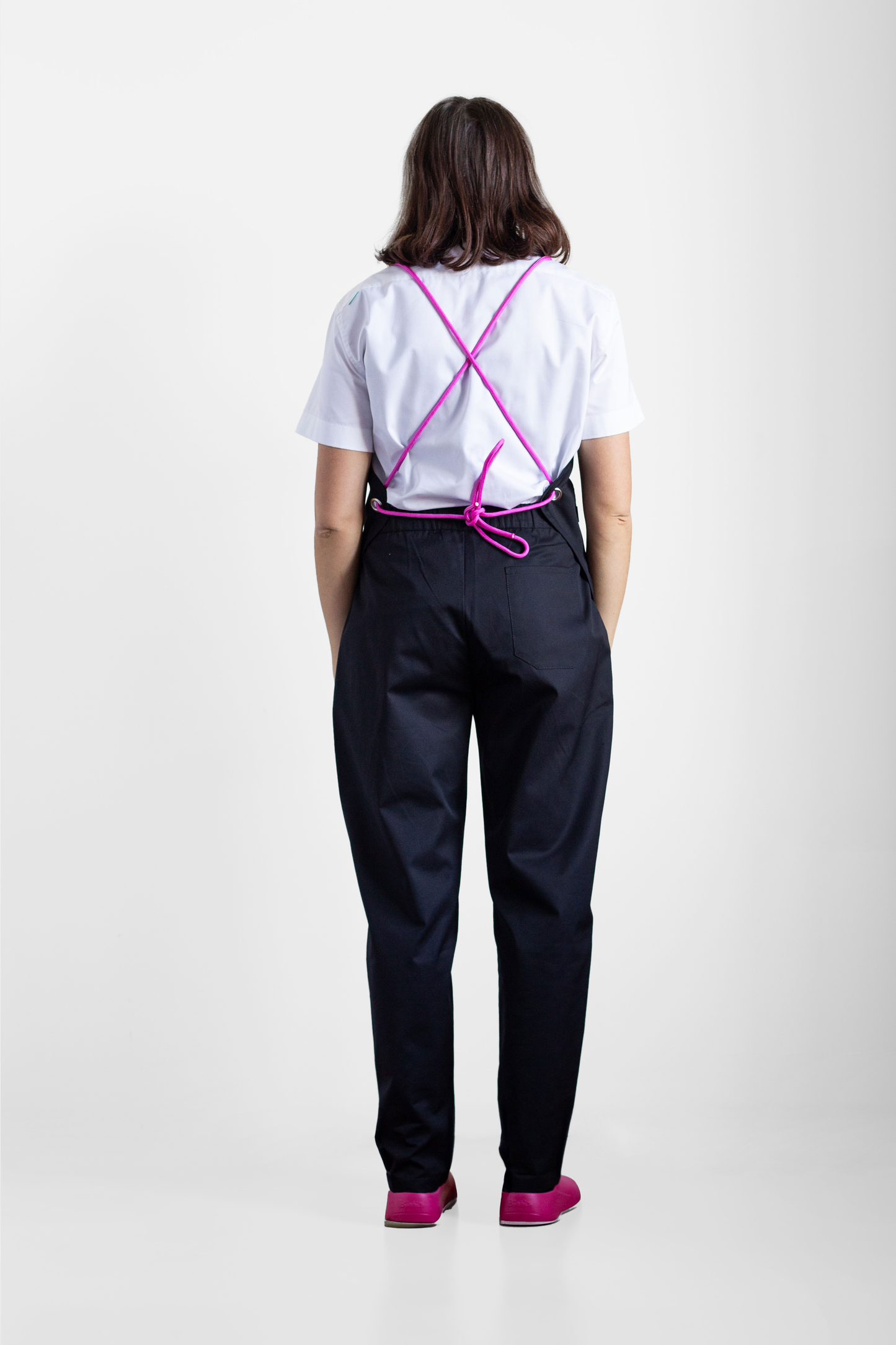 FARFALLA Cropped apron-gilet