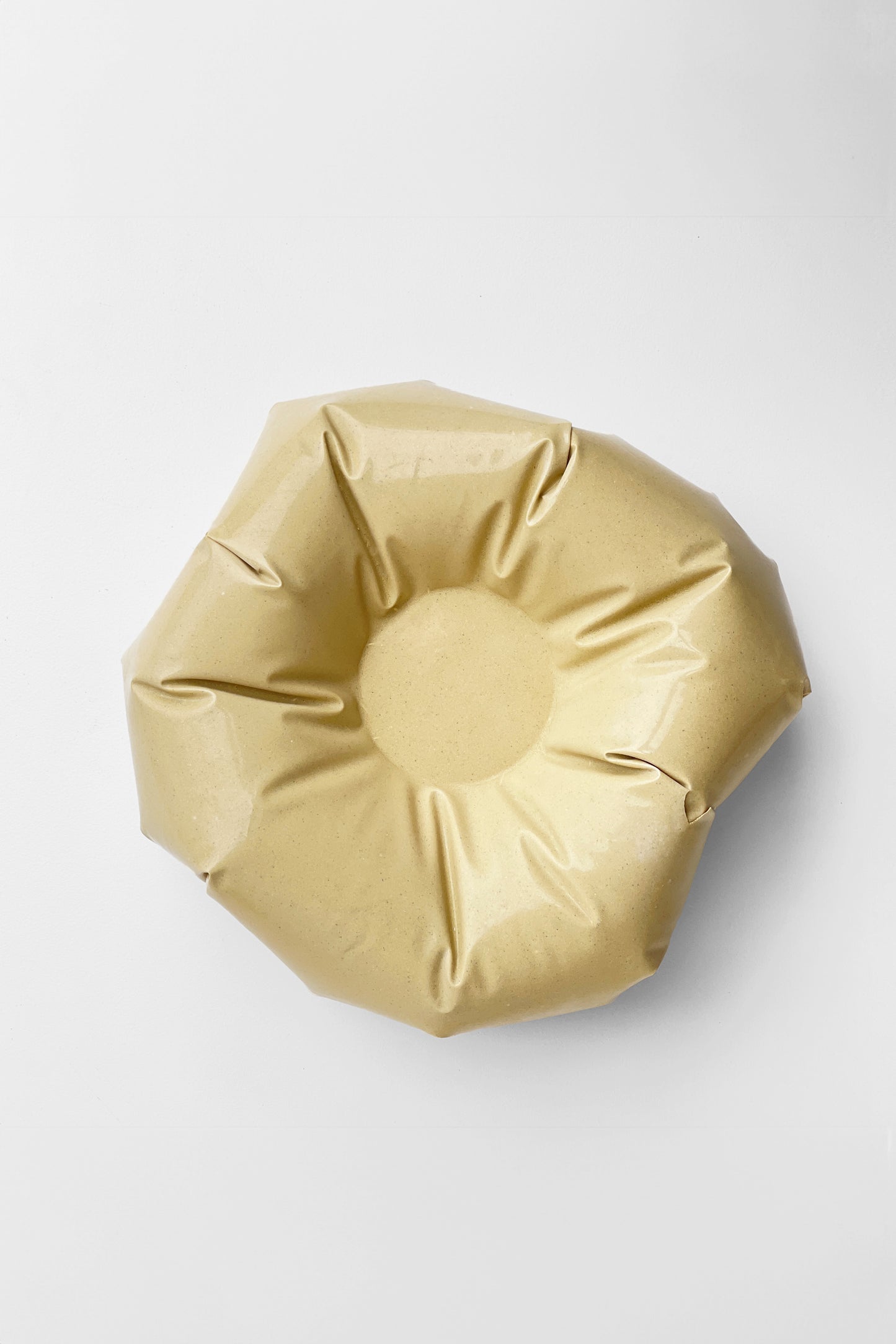 Beton Bowl - mustard colour