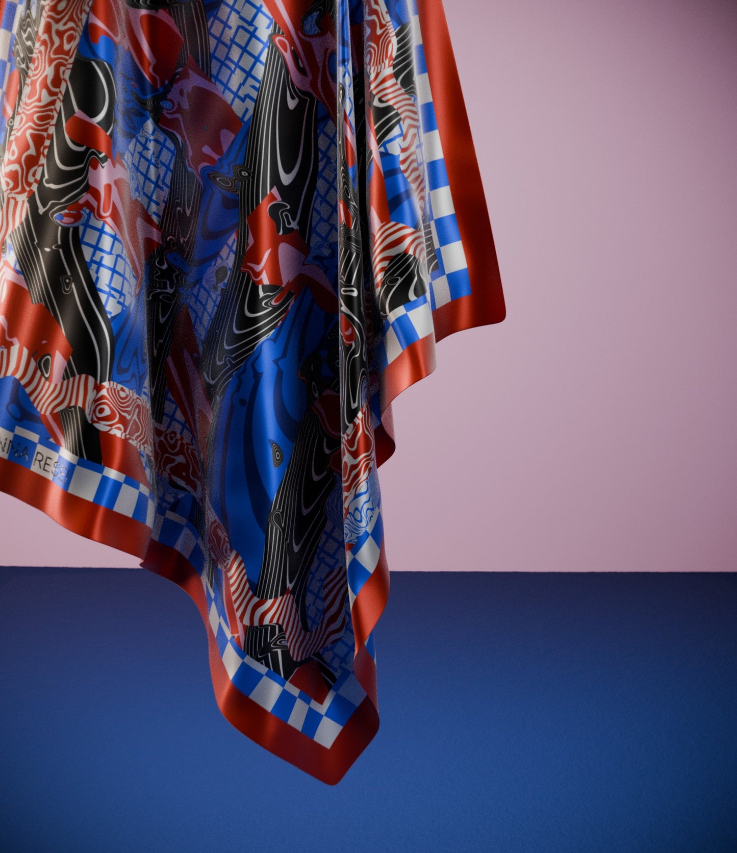 Silk scarf flow