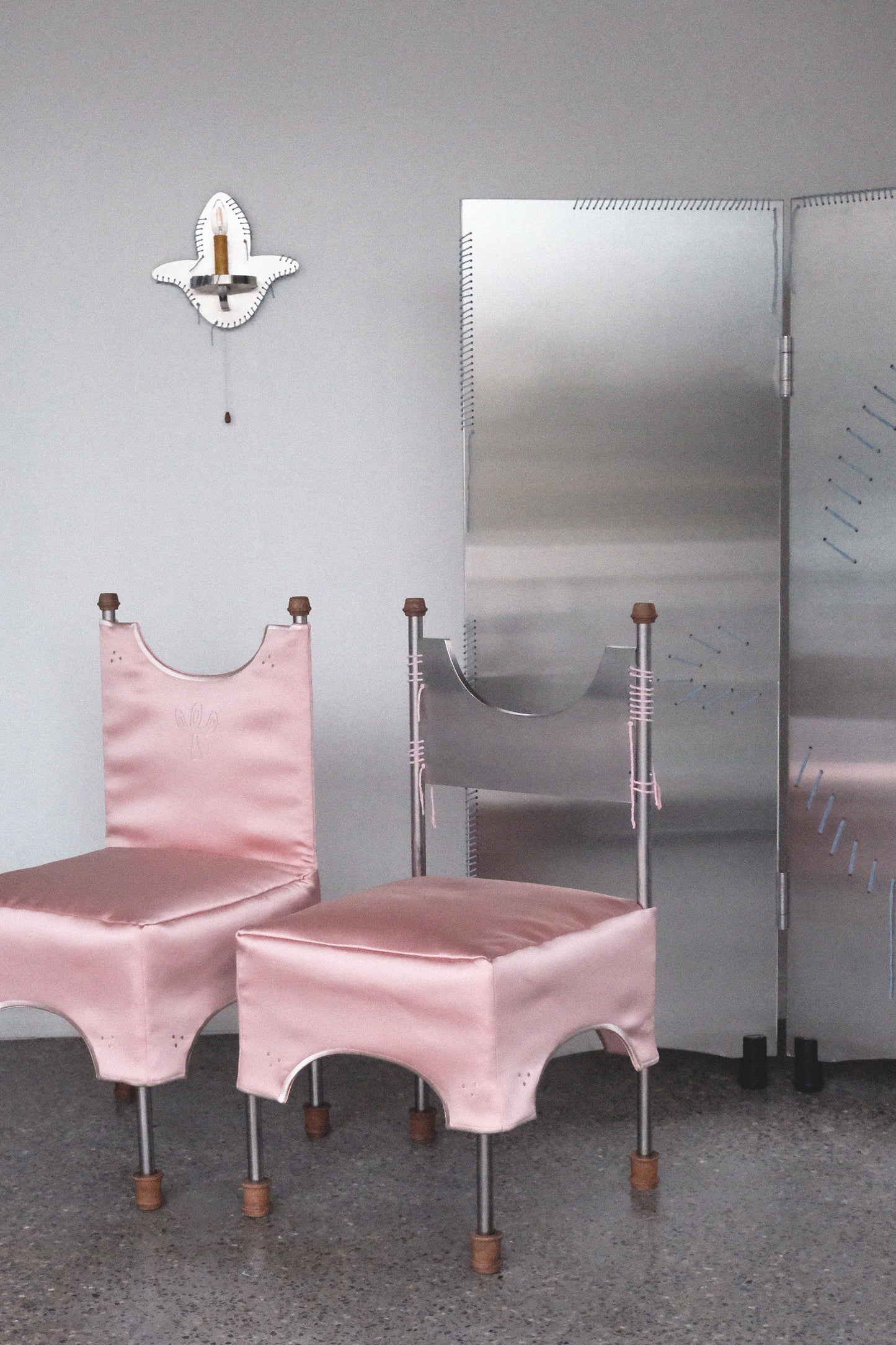 Stitched Steel Wall Light