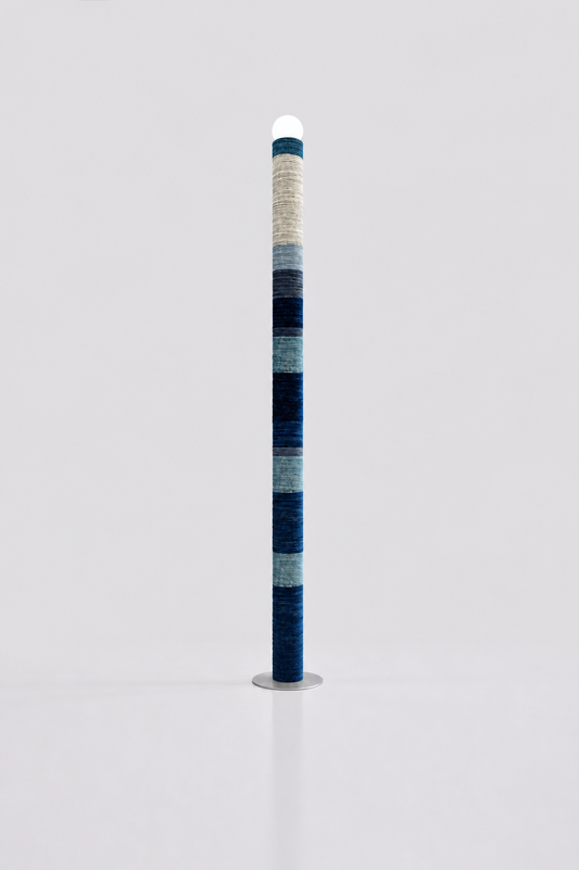 Carding Floor Lamp - Blue