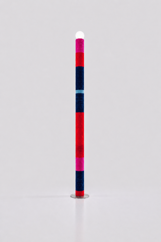 Carding Floor Lamp - Fuchsia