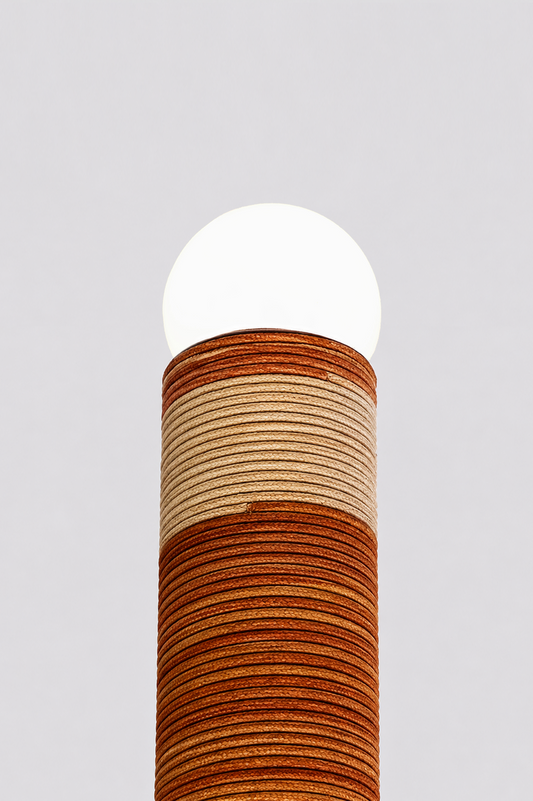 Carding Floor Lamp - Terracotta