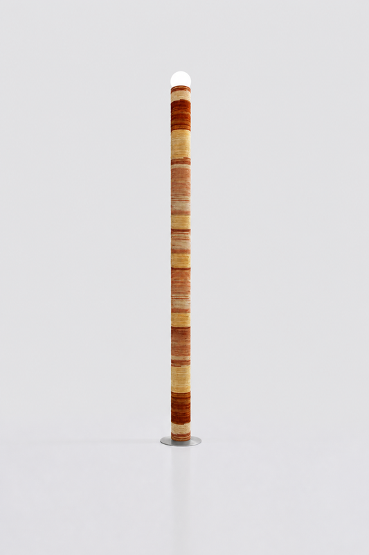 Carding Floor Lamp - Terracotta