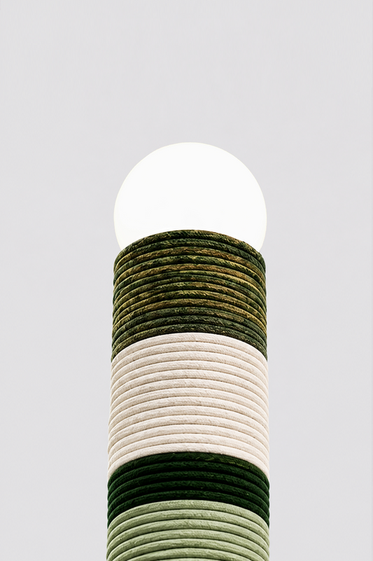 Carding Floor Lamp - Green