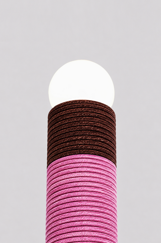 Carding Floor Lamp - Bordeaux