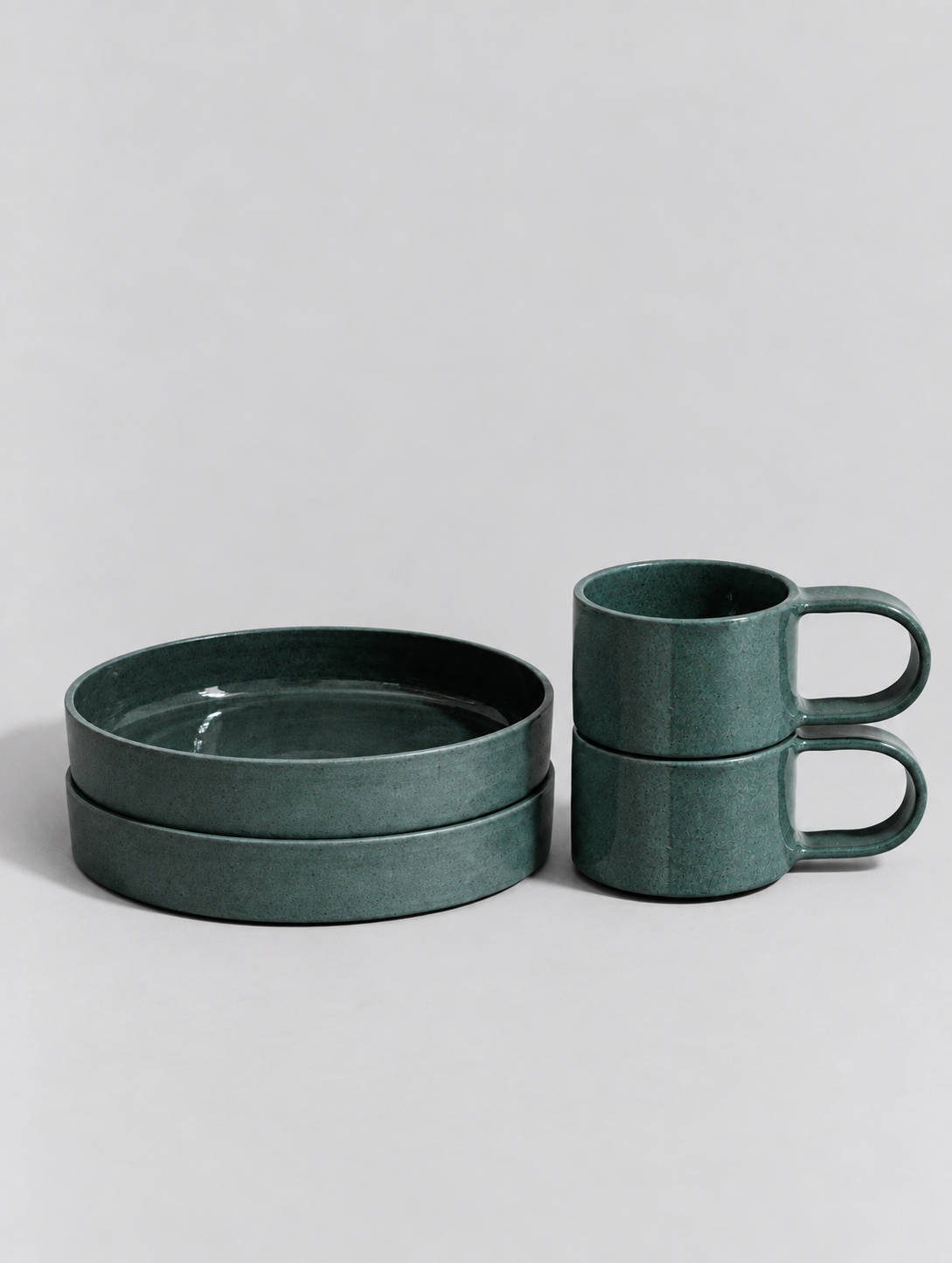 One-Meal Plate + Loop Mug / Set of 2