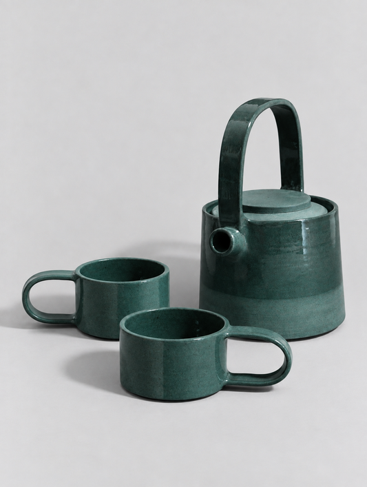 Loop Mug / Set of 2 + Teapot