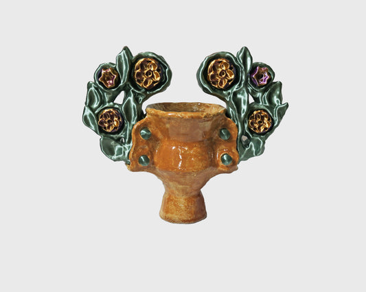 Dichroic Flowers Amphor