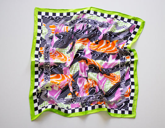 Silk scarf flow