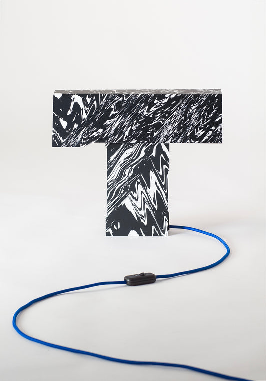 Table lamp black & white - Anna Resei